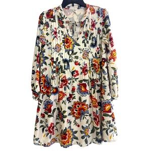 Old Navy Floral Long Sleeve Dress - Multicolor